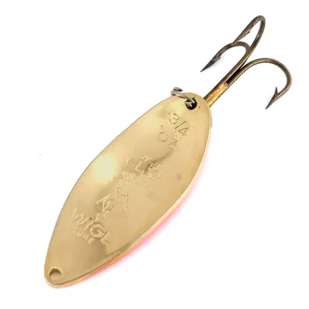 Little Cleo (Hula Girl) Lepel, Gold / Orange, 21g, Vintage, #9939