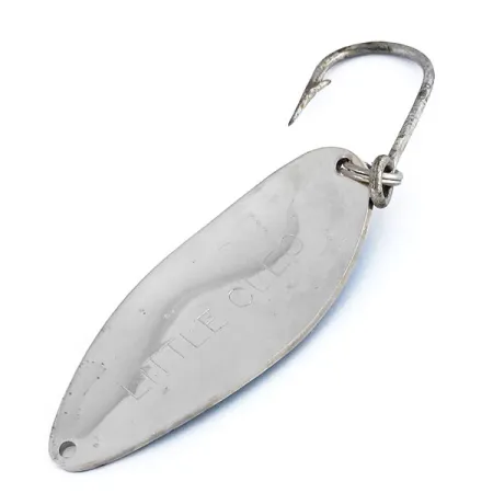 Acme Little Cleo Lepel, Nikkel / Blauw, 35g, Verre Worpen, #9940