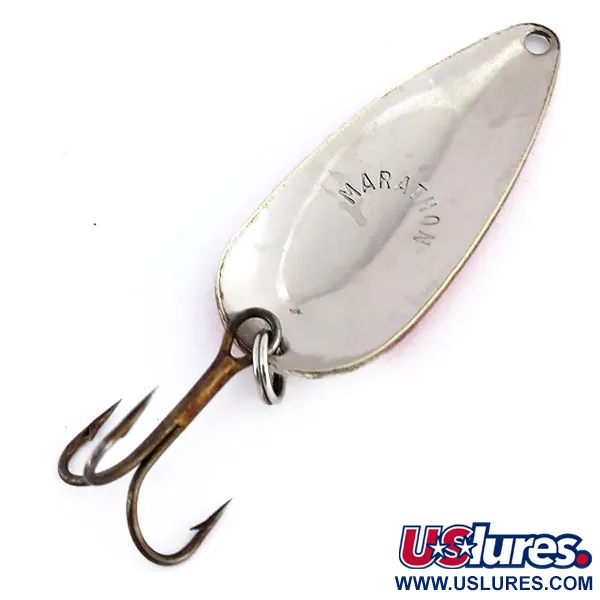 Marathon Marathon Lepel, Rood/Wit/Nikkel, 7g, Vintage, #9942