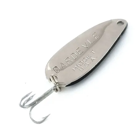 Eppinger Dardevle Midget Lepel, Zwart/Wit/Nikkel, 6g, #9978