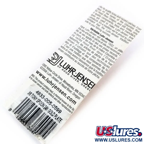 Tony Accetta Tony's Spoon Lepel, Goud, 11g, 24K Goud, #4933-005-0599