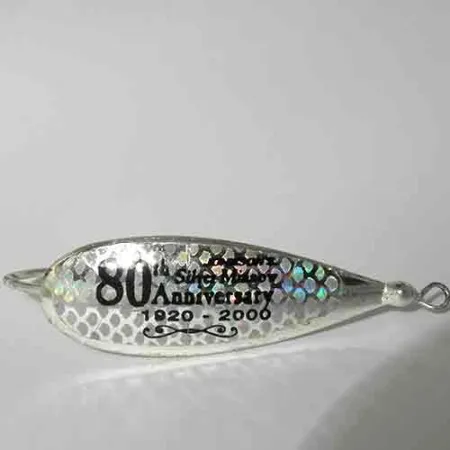Johnson Silver Minnow Lepel, Zilver, 9g, Wierloos, #0007